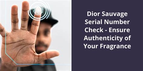 dior perfume serial number check|dior sauvage serial number check.